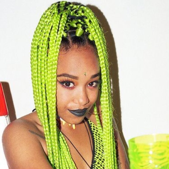 5 packs of Green yellow ombré braiding hair *NWT* main image 7